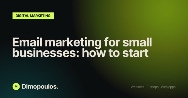 Email marketing for small businesses: how to start